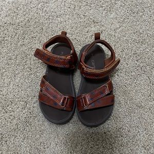 Carter’s Toddler Size 9 Brown Sandals with Dinosaurs